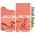 thumbnail image 6 of Fantaslook Womens Tank Tops Dressy Casual Sleeveless Blouses Crew Neck Pleated Tunic Shirts Summer Tops, 6 of 9