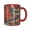 Red, variant on Girl Salon Pink Coffee Mug Fun Custom Ceramic Mugs 11oz Red