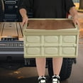 thumbnail image 3 of Large Capacity Rolling Cart, Foldable Organizer, Foldable Box for Outdoor Store, 3 of 6