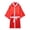 Red, variant on YIFAEUX Boxing Robe Silky Comfortable Loose Fit Long Sleeve Hooded Show Nylon Muay Thai Boxing Robe Boxing Performance