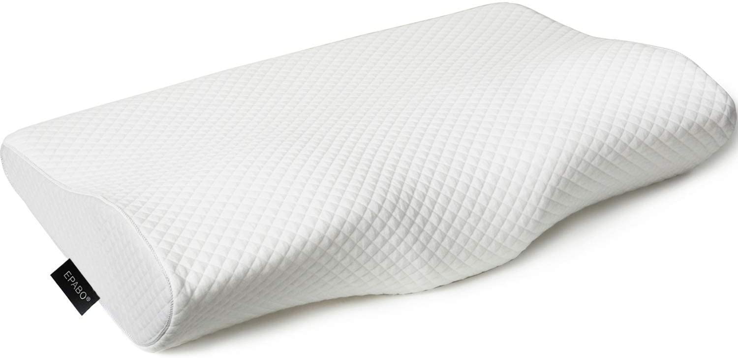 ORTHOPAEDIC MEMORY FOAM CONTOUR PILLOW FIRM HEAD NECK BACK SUPPORT FREE JS