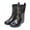 Black, variant on Tawop Orthopedic Shoes for Women Water Shoes Slip Resistant Waterproof Boots Black Size 5.5
