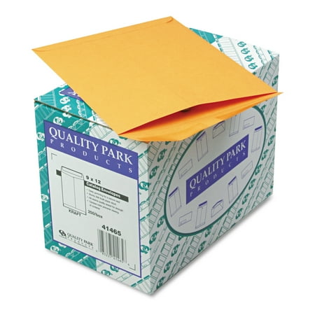 Correspondence Envelopes - Quality Park Catalog Envelope, 9 x 12, Brown Kraft, 250/Box -QUA41465