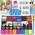 thumbnail image 1 of Kit de pintura facial Jobsonslates de 42 colores activado con agua, 1 of 7
