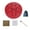 red, variant on Steel Tongue Drum 3 Inch 6 Notes Hand Drums with Bag Sticks Music Book, Mini Rain Drum for Outside, Steel Tongue Drum Rain Chime Waterproof, Musical Instrument Gifts K7F7