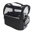 thumbnail image 4 of Bolsa de almacenamiento para herramientas de afeitado, gran capacidad, multifuncional, elegante, portátil, para peluquería y hogar, 4 of 15
