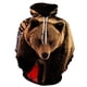 thumbnail image 3 of Sudadera con capucha con gráfico de panda salvaje divertido para hombres Ropa nueva en sudaderas y sudaderas para niños Lindos suéteres con estampado de panda gigante en 3D, 3 of 5