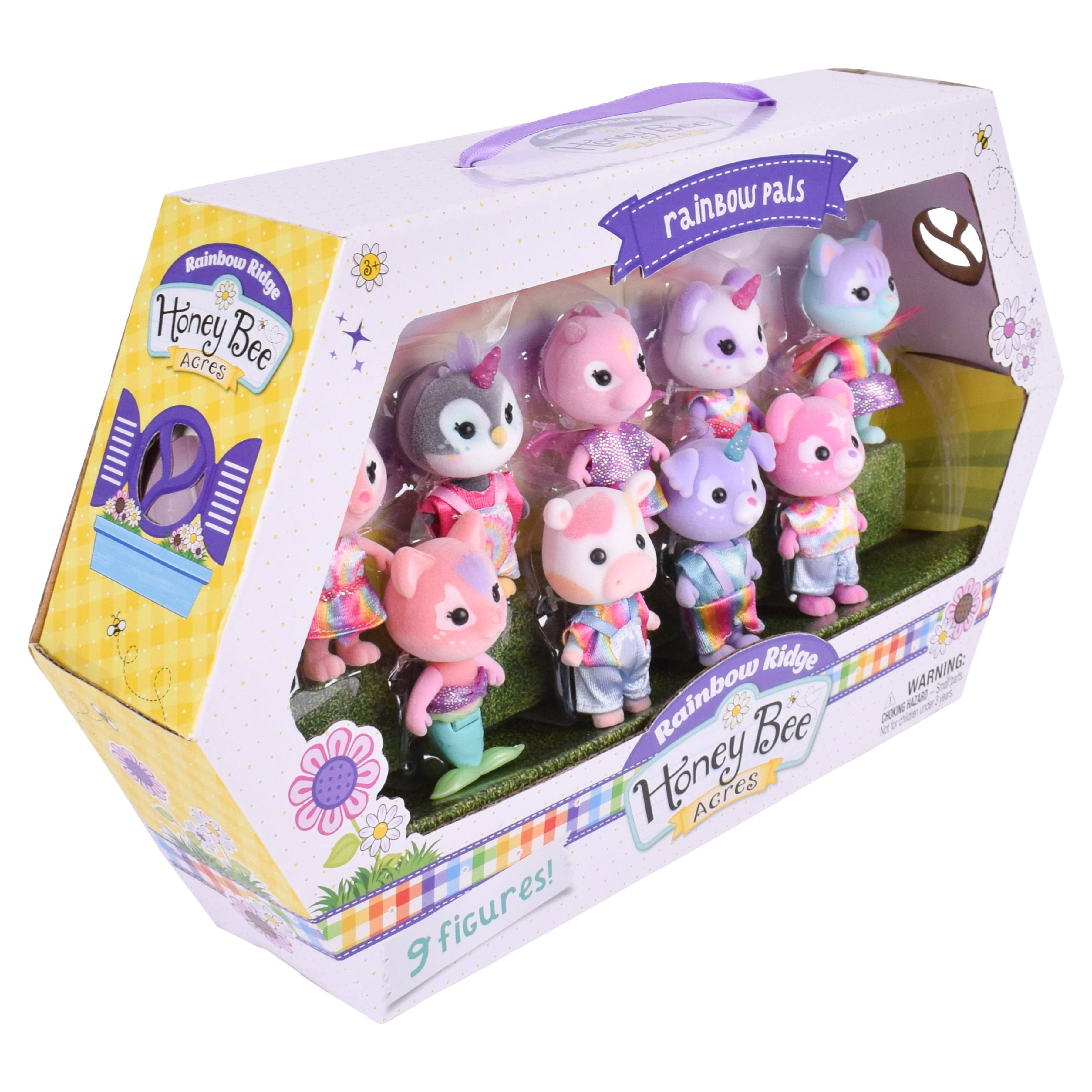 Honey Bee Acres Rainbow Ridge Rainbow Pals, 9 Miniature Doll
