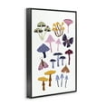 thumbnail image 3 of Stupell Industries Various Mushrooms with Insects Black Framed Giclee Art design by JJ Design House LLC, 18 x 12, 3 of 8