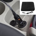 thumbnail image 2 of Manta para coche, manta cálida portátil con carga para coche de 12V, manta calefactora portátil, máxima comodidad, 2 of 8