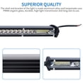 thumbnail image 5 of Barra De Luces Led Ultrafina De Una Sola Fila Para Coche, Foco De Camión De 24V, Luz Modificada Para Parachoques Delantero De Techo De Coche Todoterreno De 12V Guardurnaity VI009176-03, 5 of 5
