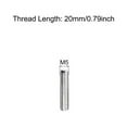 thumbnail image 2 of Uxcell Fully Threaded Rod M5 x 20mm 0.8mm Thread Pitch 304 Stainless Steel Right Hand Threaded Rods Bar Studs 5 Pack, 2 of 6