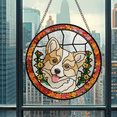 thumbnail image 2 of HOMYGIFTS Personalized Pet Stained Glass Suncatcher – Custom Dog or Cat Window Decor, 2 of 6