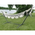 thumbnail image 2 of Hammock Nicaraguayen - Luxe - Bleu Vert Blanc, 2 of 10
