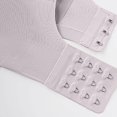 thumbnail image 6 of Iugvhana Women's Seamless Bras Full Coverage Wireless Bra Wide Straps Push Up Bras Anti-Sagging Breathable Everyday Adjustable Bra Gray L, 6 of 6