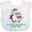 AA-White, variant on Inktastic My Great Grandma Loves Me Cute Penguins Boys or Girls Baby Bib