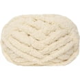 thumbnail image 1 of Nvzi 1 ovillo de hilo de chenilla grueso para tejer, ideal para mantas tejidas a mano, hilo extrasuave para mantas grandes, color blanco roto., 1 of 5