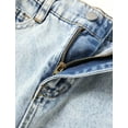 thumbnail image 5 of OYYN Girls High Waisted Baggy Jeans Wash Distressed Ripped Wide Leg Denim Pants for Kids Streetwear & School, 5 of 7