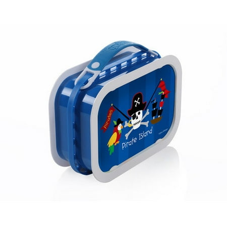 Yubo Deluxe Lunchbox with Pirates Design in Blue