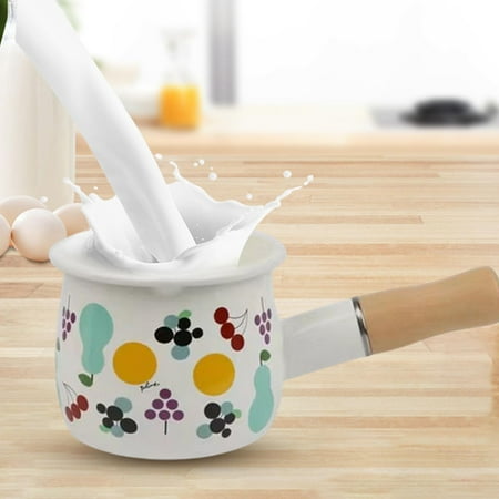 

Nonstick Sauce Pan Milk Pan Wood Handle Butter Warmer Pot For Milk Coffee