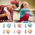 thumbnail image 3 of Amdohai 63PCS Cake Decorating Kits with 50PCS Pastry Bags Cake Turntable, 3 of 7