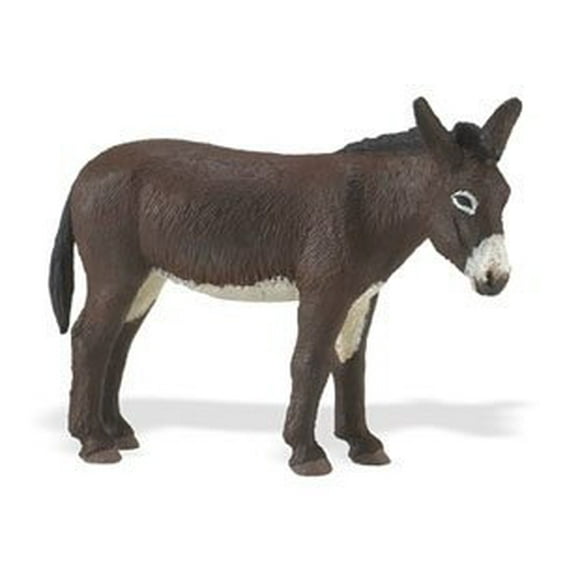 Safari Ltd. Farm Donkey ??? Realistic Hand Painted Toy Figurine Model ??? Quality Construction From Phthalate, Lead And Bpa Free Materials ??? For Ages 3 And Up