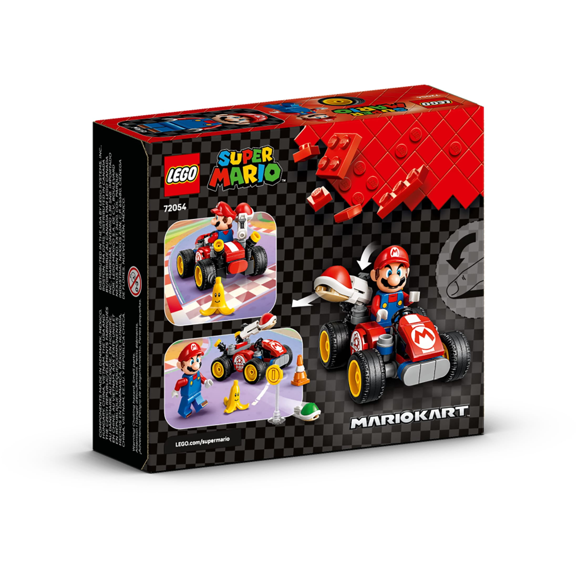 LEGO Super Mario Kart – Racing with Mario - Building Toy for Boys & Girls, Ages 6+ - Gift Idea for Birthdays - Nintendo Toy for Kids - 72054