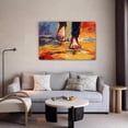thumbnail image 5 of Abstract Art Modern Decorative Painting Feet Framed Canvas Poster Bedroom Decor Sports Landscape Office Room Decor Gift,Frame-style,24x36inch(60x90cm), 5 of 8