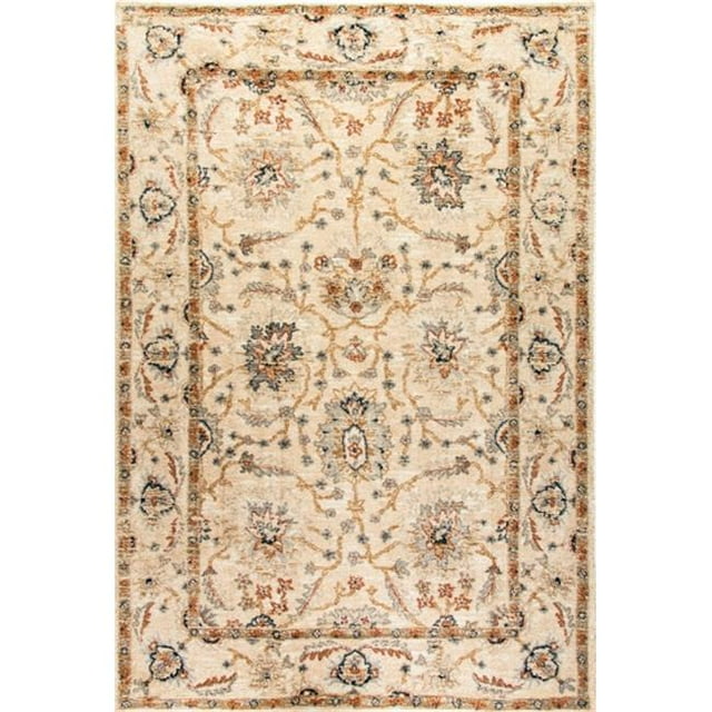 Dynamic Rugs EV10144773100 Evolution Rugs, Beige - 9.2 x 12.10 in.
