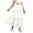 White, variant on Turilly Summer Skirts for Women Boho High Waist Maxi Skirt Floral Print Tiered Ruffle Beach Holiday Long Skirt