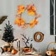 thumbnail image 5 of Xihbxyly Corona de Otoño con Diseño de Calabaza y Hoja de Arce, Aro para Velas, Centro de Mesa Único, Decoración de Halloween y Acción de Gracias, Adorno Navideño Versátil, Tamaño 12 X 12 Cm., 5 of 6
