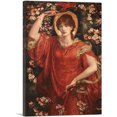 thumbnail image 1 of ARTCANVAS A Vision Of Fiammetta 1878 Canvas Art Print by Dante Gabriel Rossetti - Size: 12" x 8" (0.75" Deep), 1 of 9