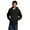 Black, variant on Men's Double Dry Action Fleece Full Zip Hood, Charcoal Heather - S