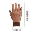 thumbnail image 2 of ZZYuan Winter Gloves For Men Women Upgraded Touchs Screens Antis Slip Silicone Gel Elastic Cuff Thermal Soft Knit Linings Blue, 2 of 7