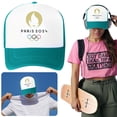thumbnail image 4 of Sombrero de Béisbol Hugtrwg Paris 2024 Trucker Mesh Back Unisex Visera Ligera Verano, 4 of 9