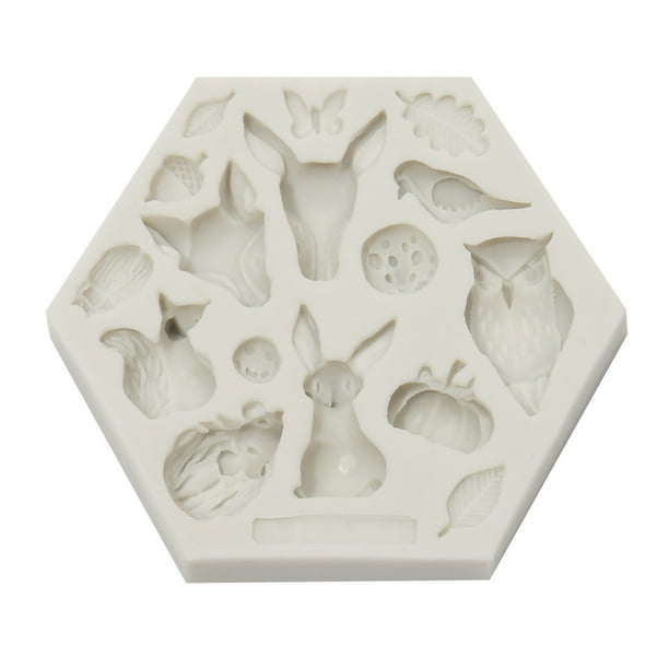 Molde De Silicona Para Hornear Pasteles Con Forma De Animales De Chocolate Para Pascua, Molde Para Pasteles Diy