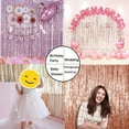 thumbnail image 4 of SPRING PARK 100x100cm Foil Curtain Backdrop Metallic Curtain Door Wedding Birthday Party Fringe, 4 of 7
