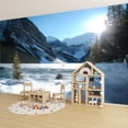 thumbnail image 6 of Wallpaper Hockey Mountains Peel and Stick Wall Murals 100"H x 144"W Removable PVC Wall Paper Self-Adhesive Wall Paintings Art Decor for Bedroom Living Room, 6 of 7