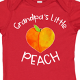 thumbnail image 4 of Inktastic Grandpa's Little Peach Cute Peach Heart Boys or Girls Baby Bodysuit, 4 of 5