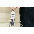 thumbnail image 3 of Messianic Cross in Star of David Keychain, Religious Hexagram Protection Keyring Jewish Christian Gift for Men Women, 3 of 5