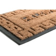 thumbnail image 2 of Imports Decor Inc 30" Black and Brown Welcome Greek Key Design Decorative Hand Woven Doormat, 2 of 2