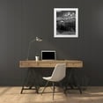 thumbnail image 4 of Scott Larson 4x24 White Modern Wood Framed Wall Art Titled - Estuary II, 4 of 5