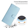 thumbnail image 4 of Allytechgroup Wallet Case for iPhone 16e/ iPhone 17e with Lanyard, Slim Lightweight PU Leather Rugged with Card Holder Shockproof Protective Back Cover Bumper for iPhone 16e/ iPhone 17e, Blue, 4 of 6