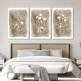 thumbnail image 3 of Botanical Wall Art Set of 3 – Rustic Wildflower Prints on Canvas, Minimalist Farmhouse Wall Decor for Living Room, Bedroom, Bathroom, Vintage Floral Artwork, 3 of 7