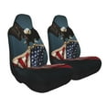 thumbnail image 2 of Rocae American Flag Print Seat Covers for Cars Trucks and SUVs,Easy to Install Cover Set-1, 2 of 9
