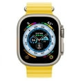 thumbnail image 2 of Restored Apple Watch Ultra (GPS + Cellular) 49mm Titanium Case with Yellow Ocean Band (Refurbished), 2 of 3