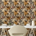 thumbnail image 2 of Ambesonne Leaf Peel & Stick Wallpaper for Home, Animal Print and Monstera Art, 13"x100", Pale Coffee Black Beige, 2 of 5