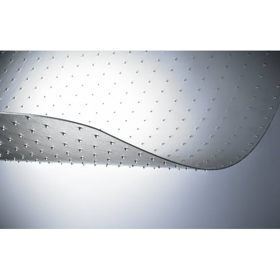 PET Floor Protection Mat with Nubs, Transparent, 1200 x 900 mm