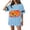 Light Blue Short Sleeve, variant on Soccer Cup Jerseys for Women Short Sleeve Soccer Vocation Shirt Crew Neck Classic Y2k 2026 Shirts Spain Brazil Argentina France Germany Portugal Navy 2XL