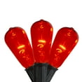 thumbnail image 2 of Northlight Edison E17 with C9 Base Christmas Lights - Orange - 9' Black Wire - 10ct, 2 of 4